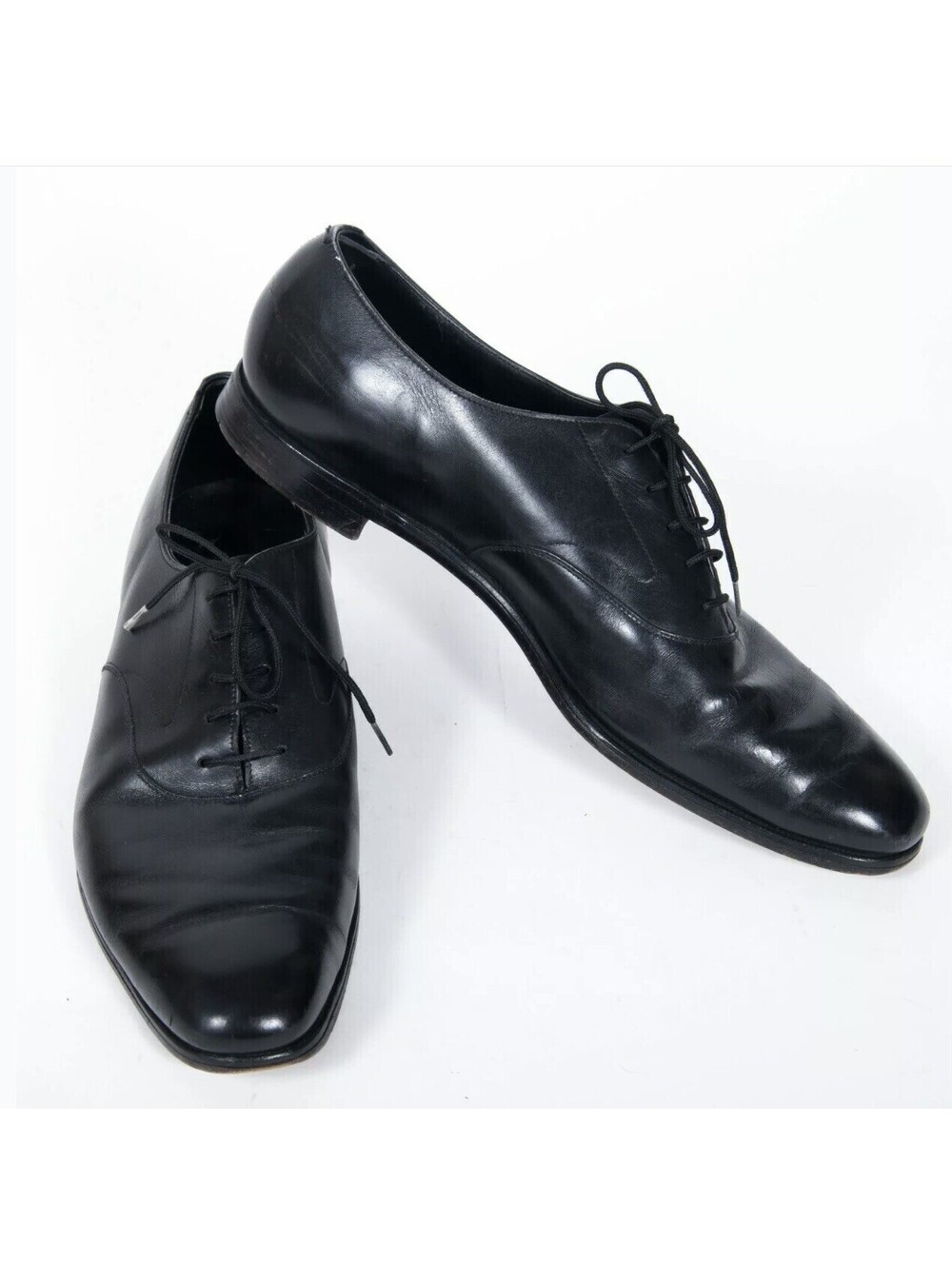 Edward Green 606 Last Black Oxford Balmoral Dress Shoes UK 11.5 B / US 12 B